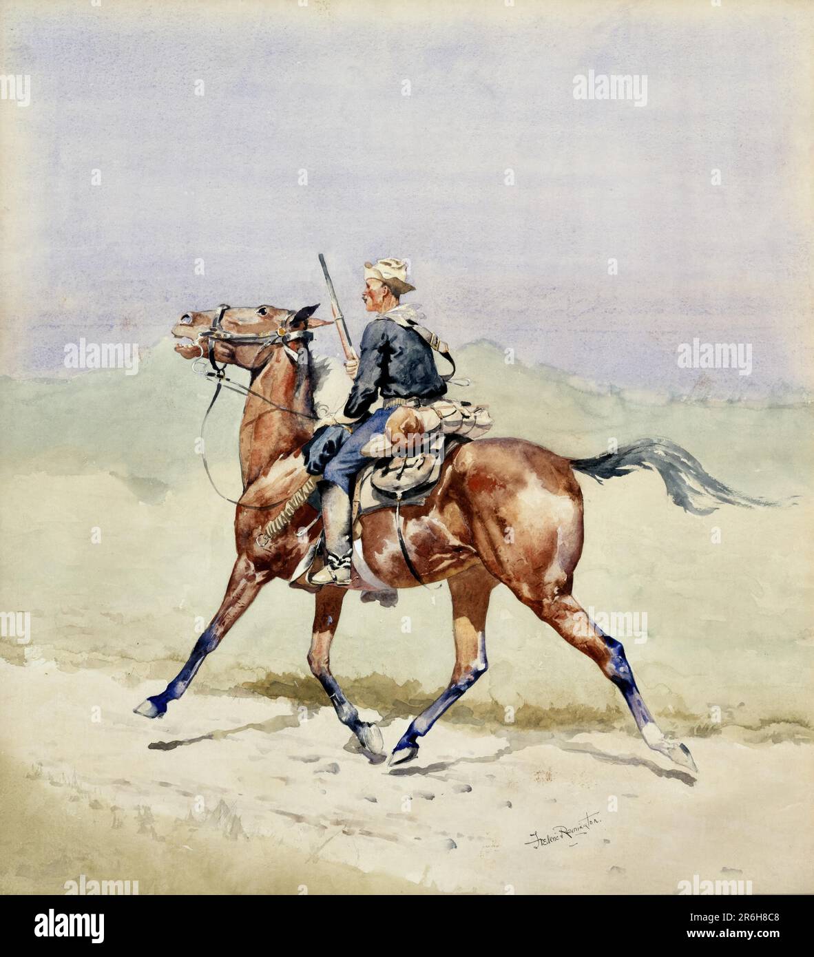 The Advance Guard. watercolor. Date: ca. 1888. Museum: Smithsonian ...