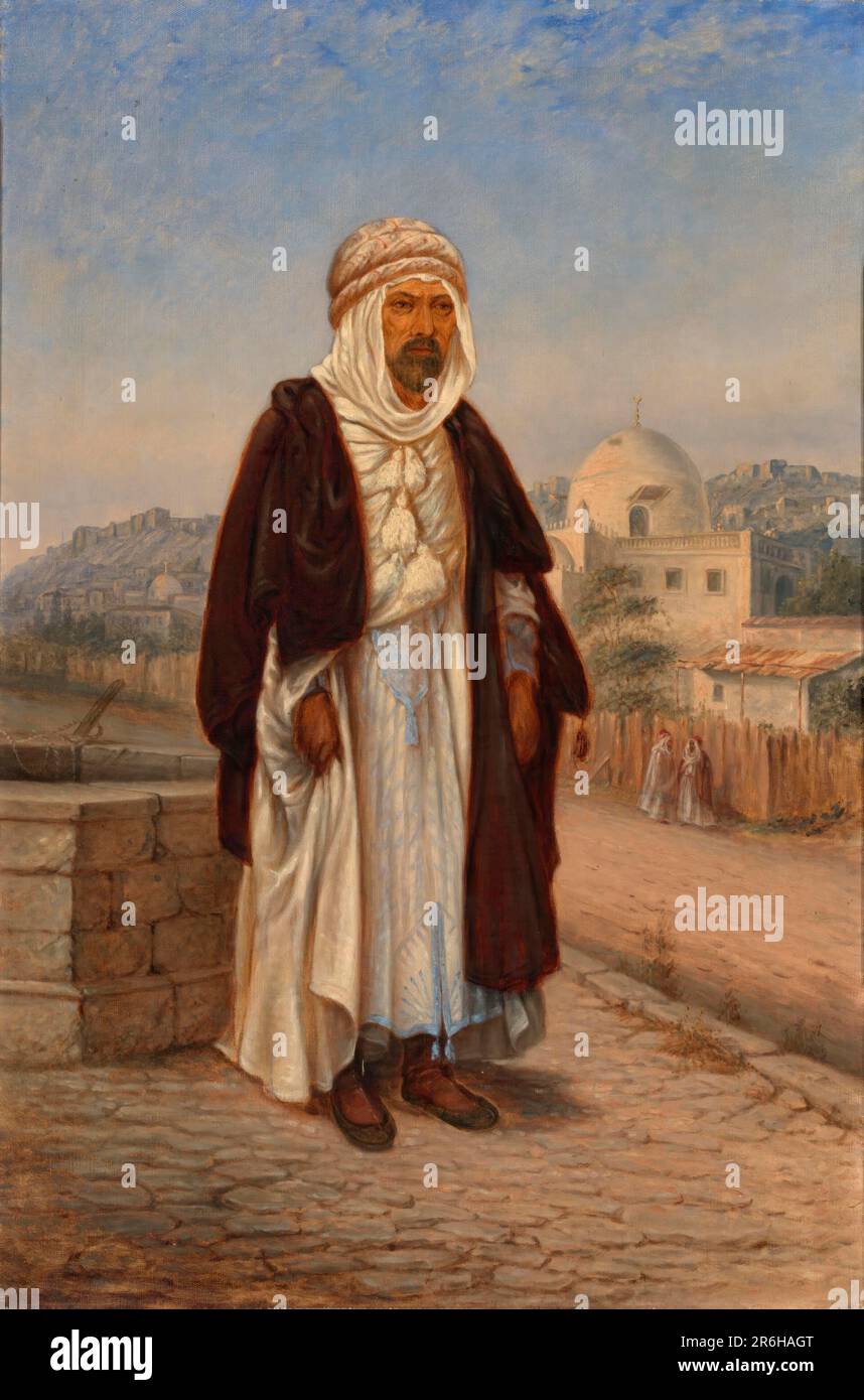 Kabyle Algerian. oil on canvas. Date: ca. 1893. Museum: Smithsonian American Art Museum. Stock Photo