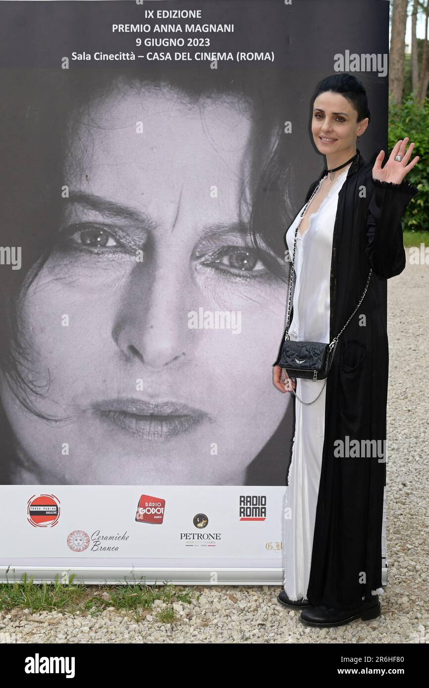 Rome, Italy. 09th June, 2023. Federica Vincenti attends the photocall of Premio Anna Magnani at Casa del Cinema Villa Borghese. Credit: SOPA Images Limited/Alamy Live News Stock Photo