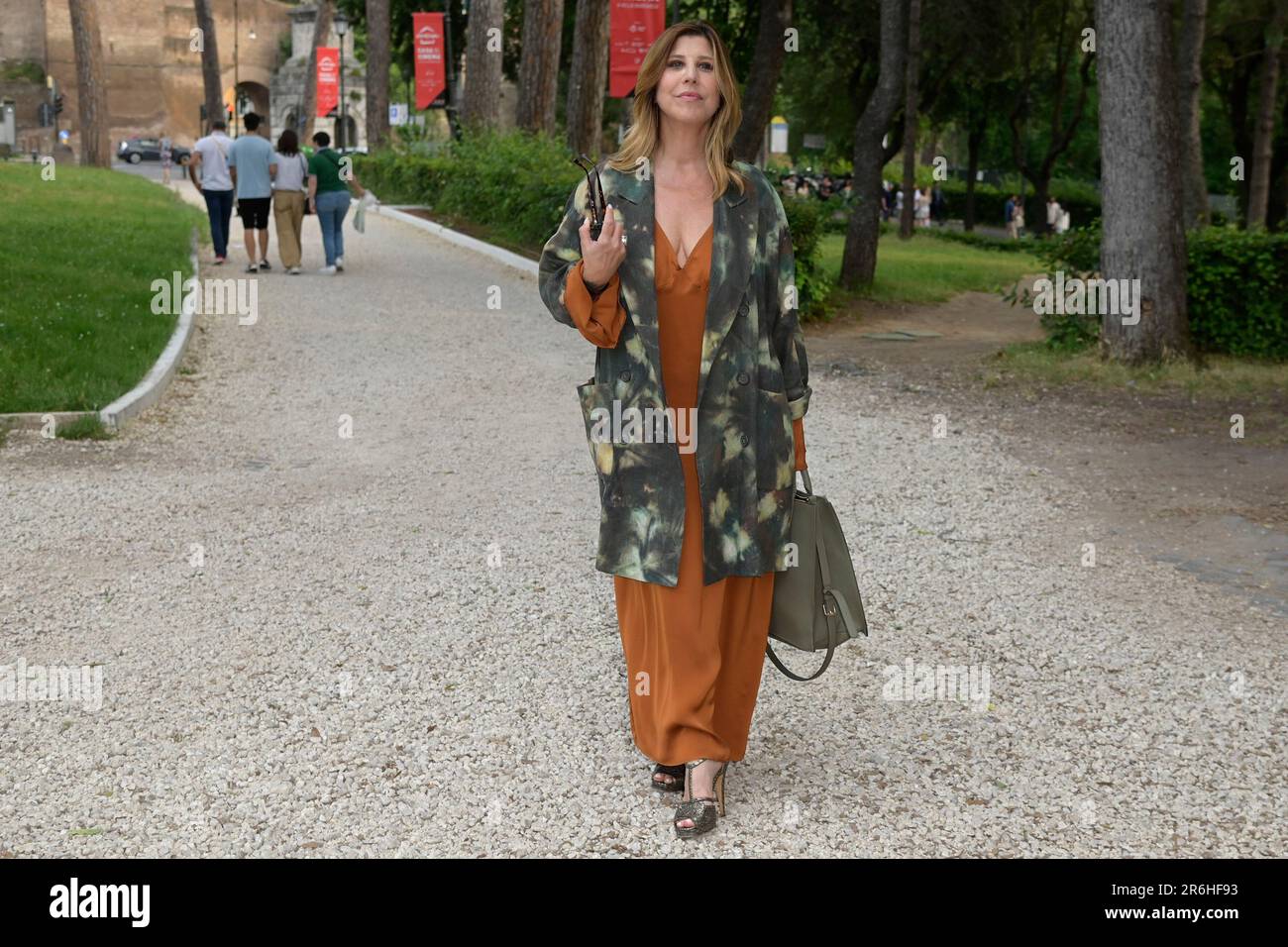 Rome, Italy. 09th June, 2023. Michela Andreozzi attends the photocall of Premio Anna Magnani at Casa del Cinema Villa Borghese. Credit: SOPA Images Limited/Alamy Live News Stock Photo