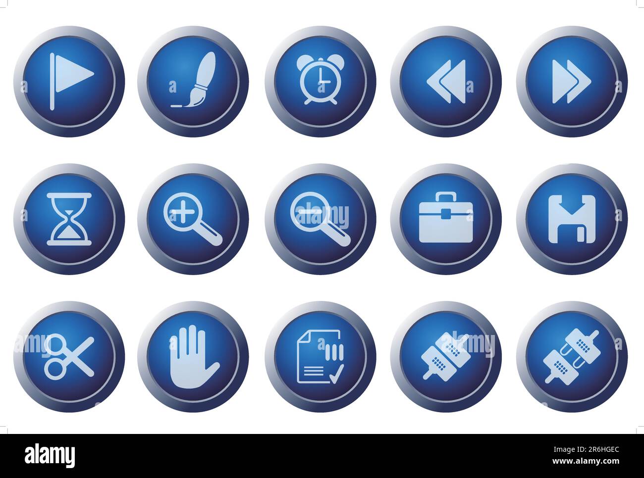 Toolbar and Interface icons Stock Vector Image & Art - Alamy