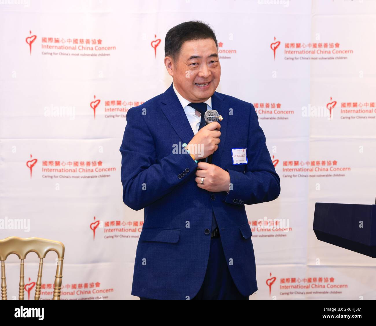 Yorba Linda California USA 5th June 2023 TV Host Joey Zhou Speaks yorba-linda-california-usa-5th-june-2023-tv-host-joey-zhou-speaks