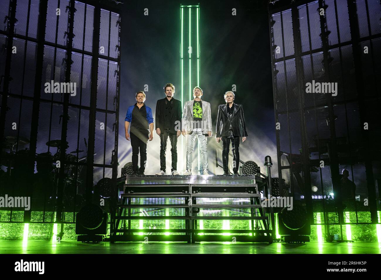 LONDON, ENGLAND Duran Duran perform on stage supported by Jake Shears