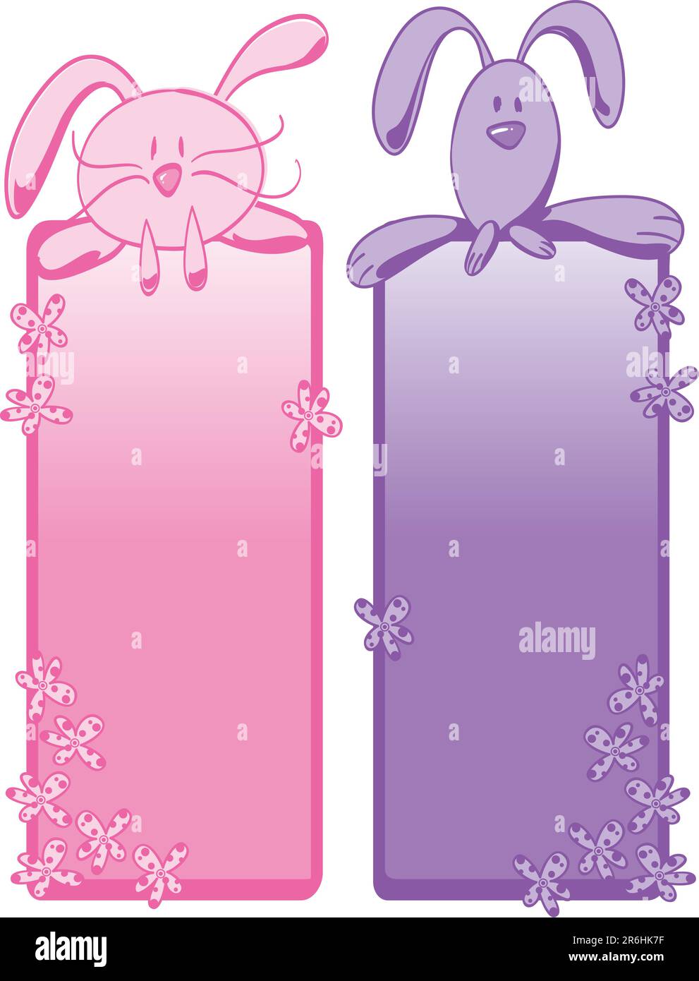 Easter and spring use with text area Stock Vector