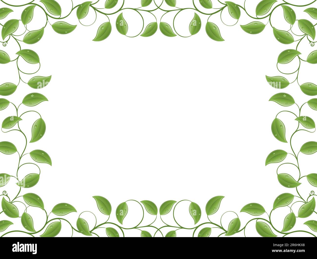 Floral frame. Vector illustration Stock Vector Image & Art - Alamy