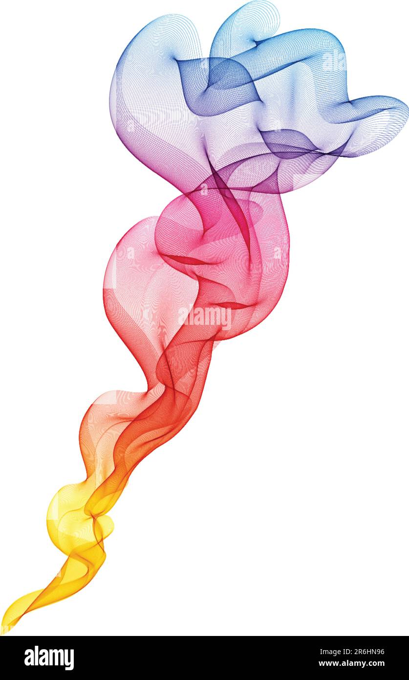 Abstract background of colourful smoke effect Stock Vector Image & Art ...