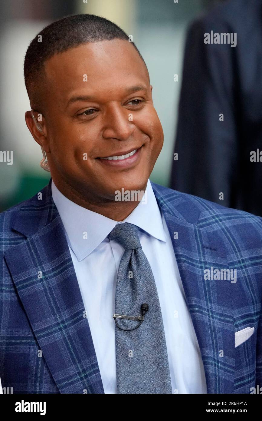Craig Melvin appears on NBC's "Today" show at Rockefeller Plaza on
