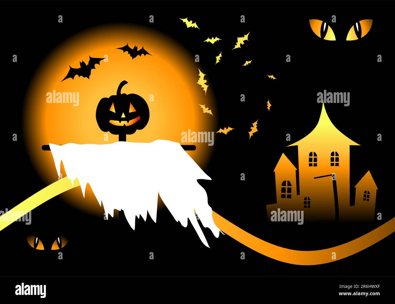 halloween night background vector