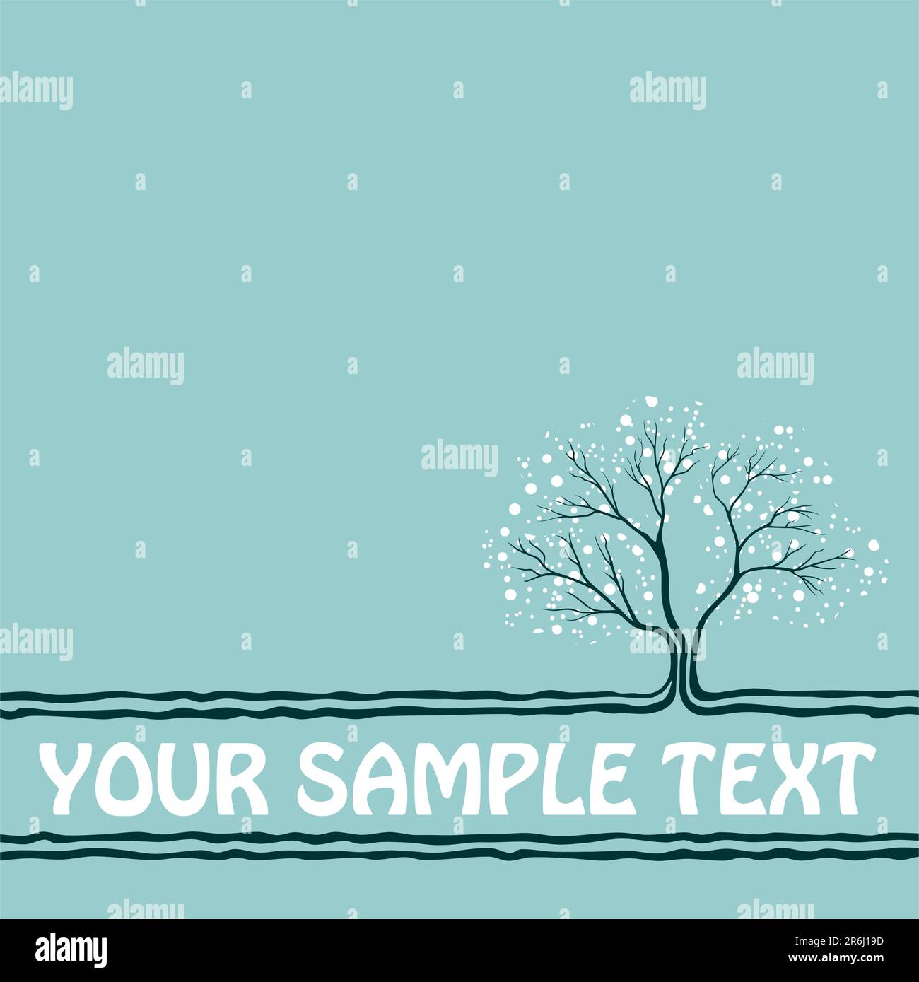 Tree With Background Vector background with a tree Stock Vector Image & Art - Alamy