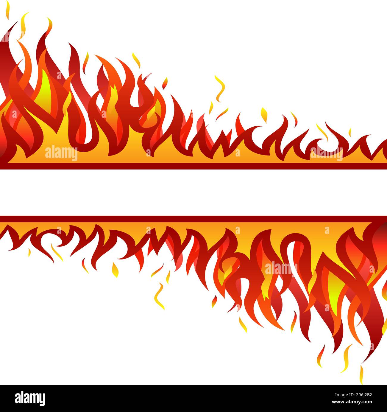 Inferno fire vector background for design use Stock Vector