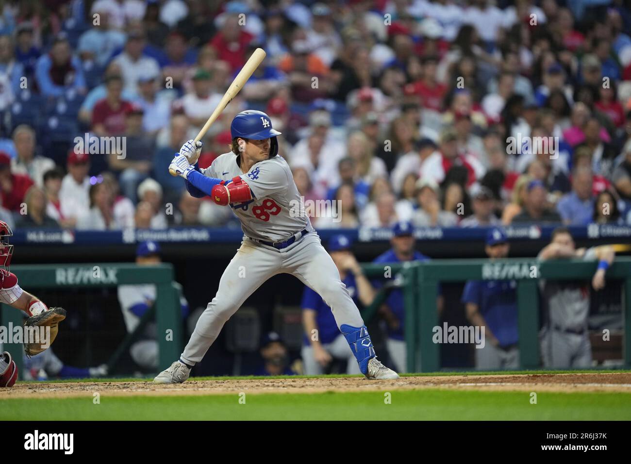 Los Angeles Dodgers' Jonny DeLuca during the fourth inning of a ...