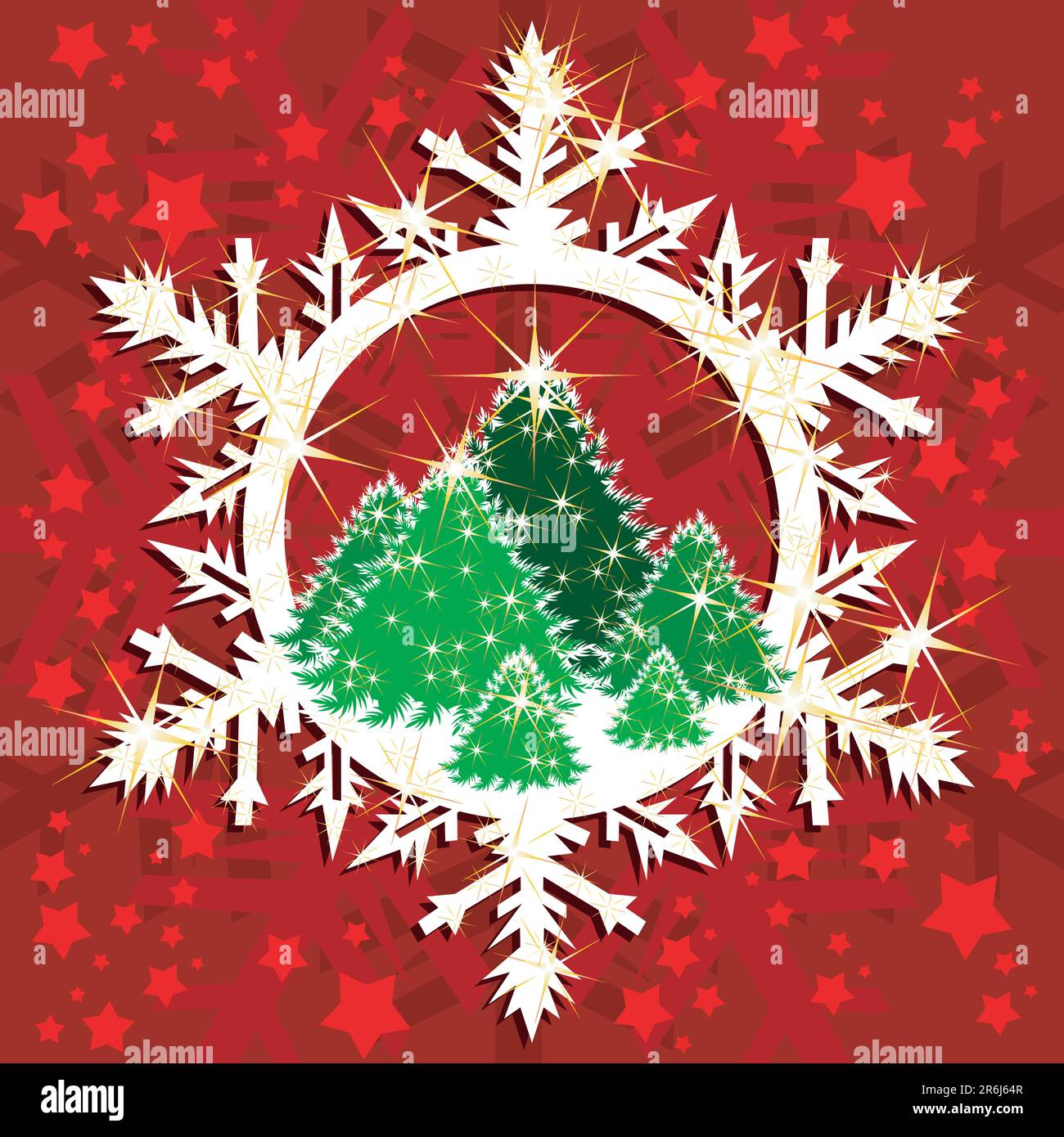 christmas,  this illustration may be useful as designer work Stock Vector