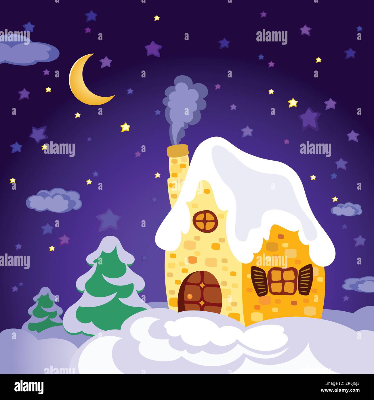 christmas, this illustration may be useful as designer work Stock Vector
