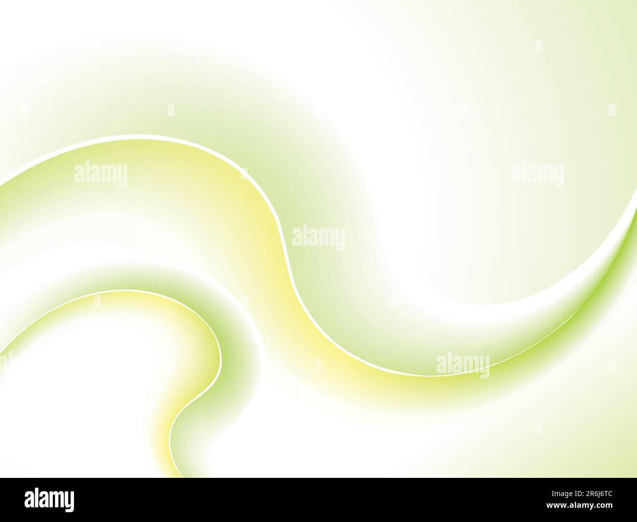 abstract green wave background vector illustration Stock Vector Image ...