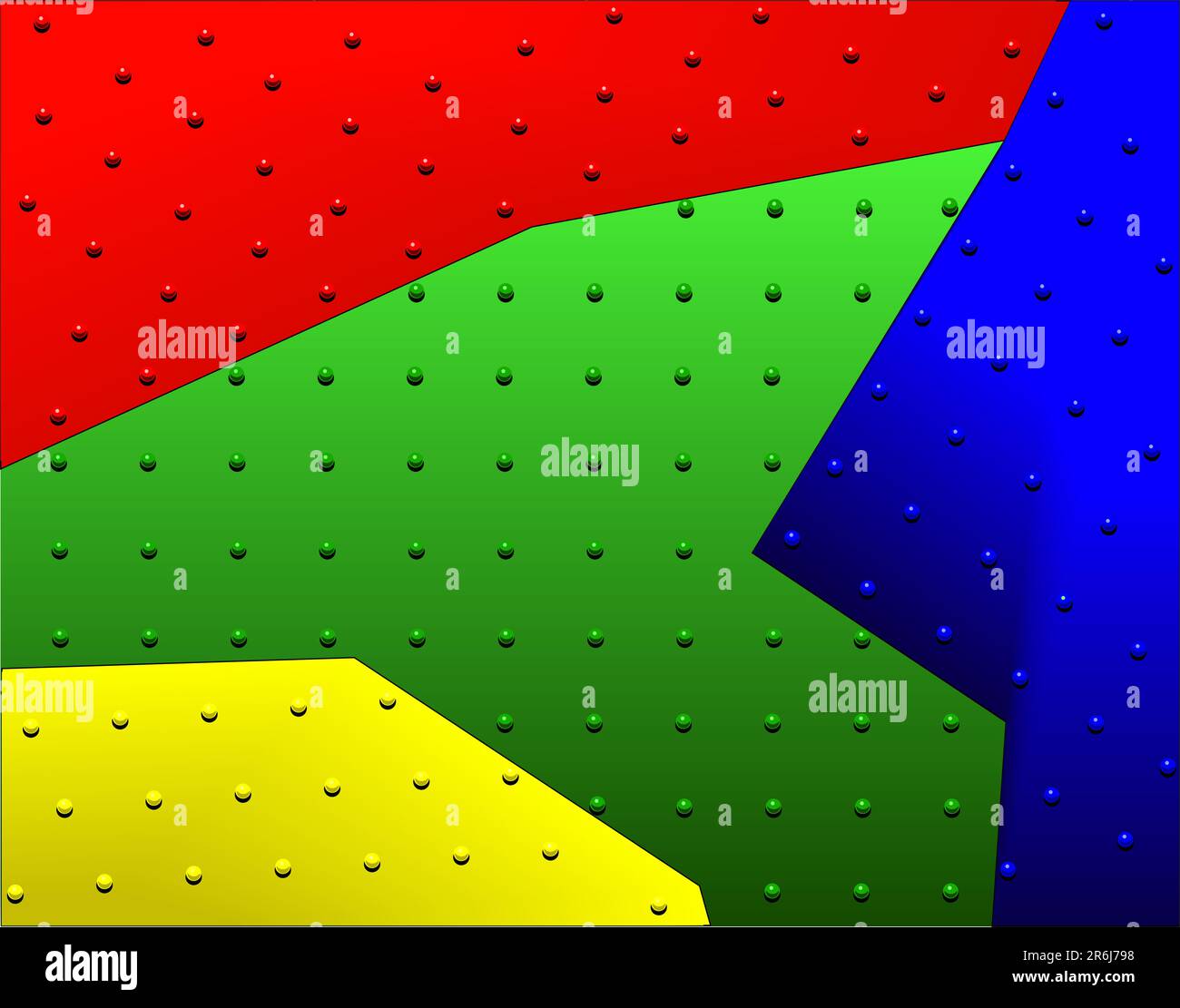 Vector background of colorful metal and rivets Stock Vector Image & Art