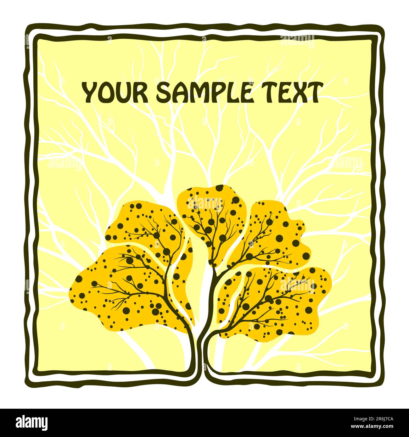 background with a tree Stock Vector Image & Art - Alamy