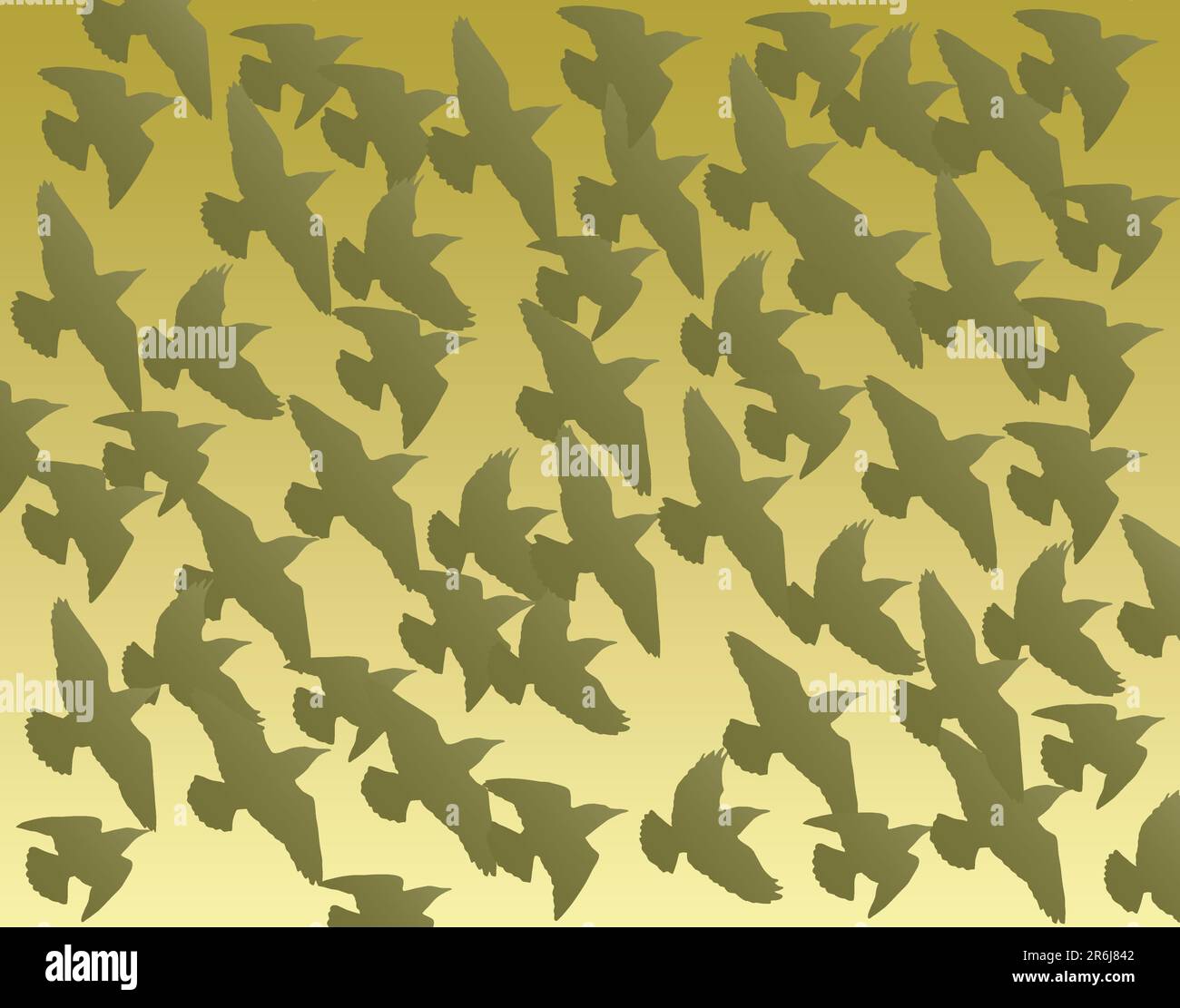 Vector background of a flock of birds Stock Vector Image & Art - Alamy