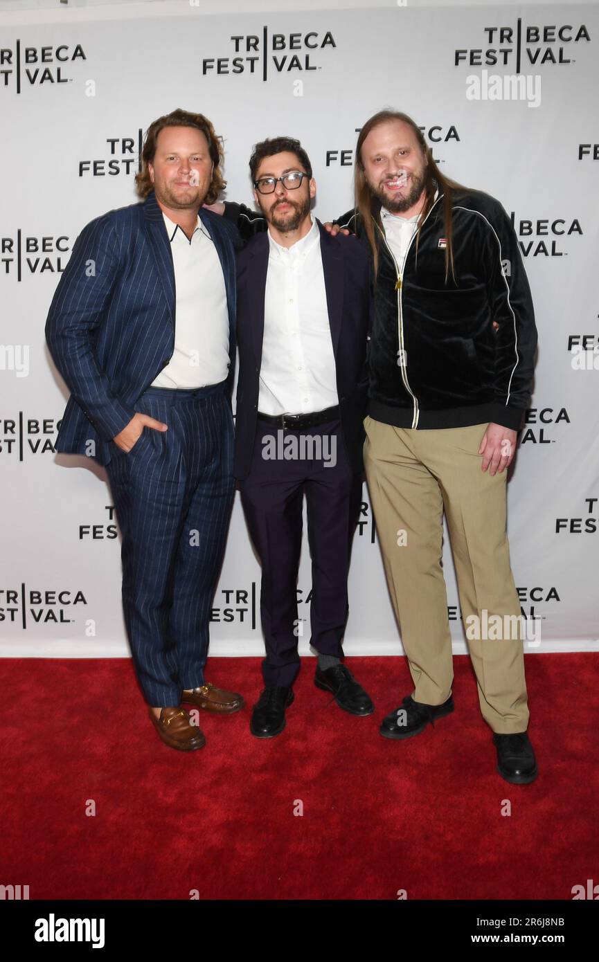 New York, USA. 09th June, 2023. Zack Purdo, Ethan Berger and Alex ...