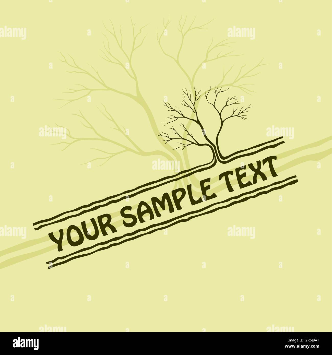 background with a tree Stock Vector Image & Art - Alamy