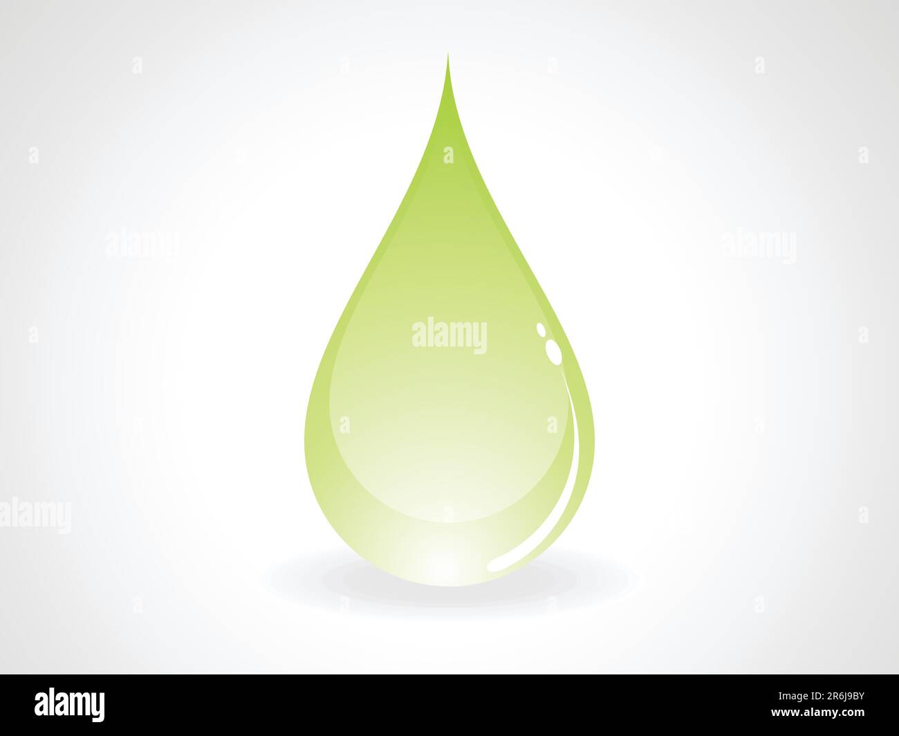 abstract green drop vector illustration Stock Vector Image & Art Alamy