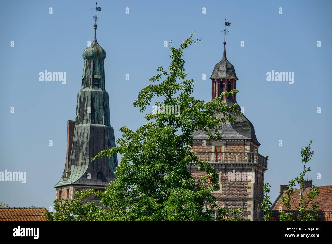 the village of Raesfeld in Westphalia Stock Photo Alamy