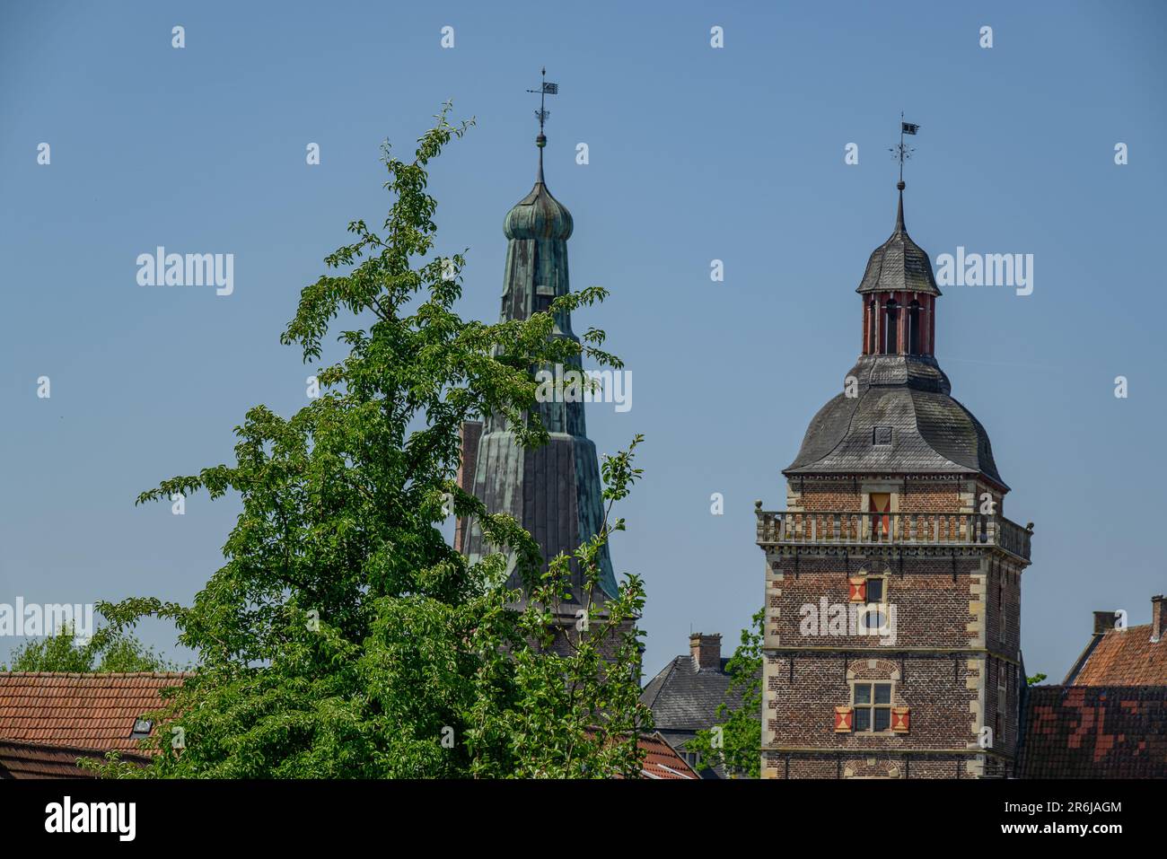the village of Raesfeld in Westphalia Stock Photo Alamy