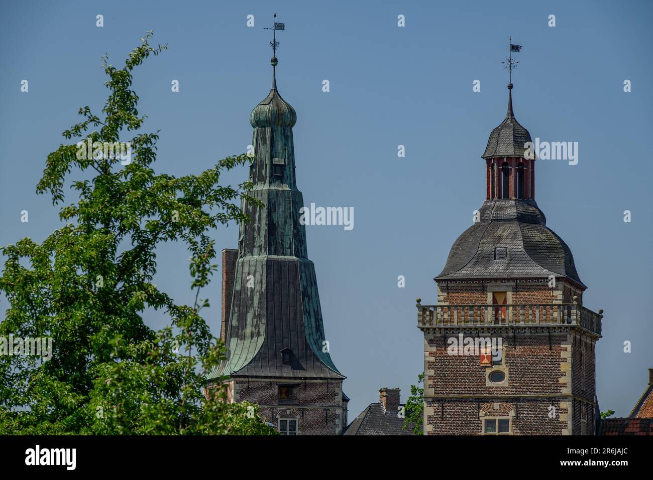 the village of Raesfeld in Westphalia Stock Photo Alamy
