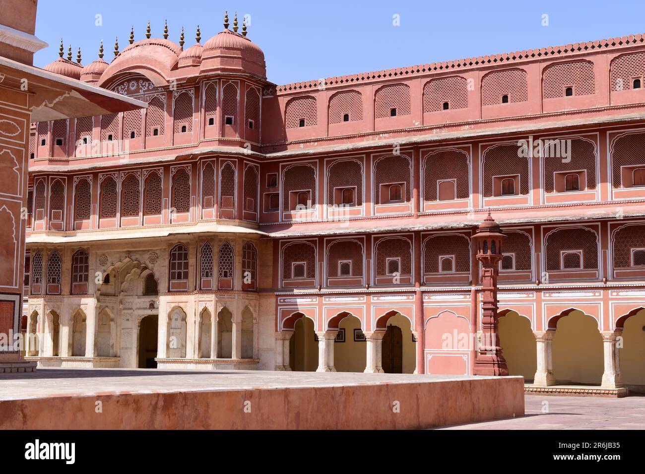 Ridhi Sidhi Pol at City Palace, Jaipur. Stock Photo