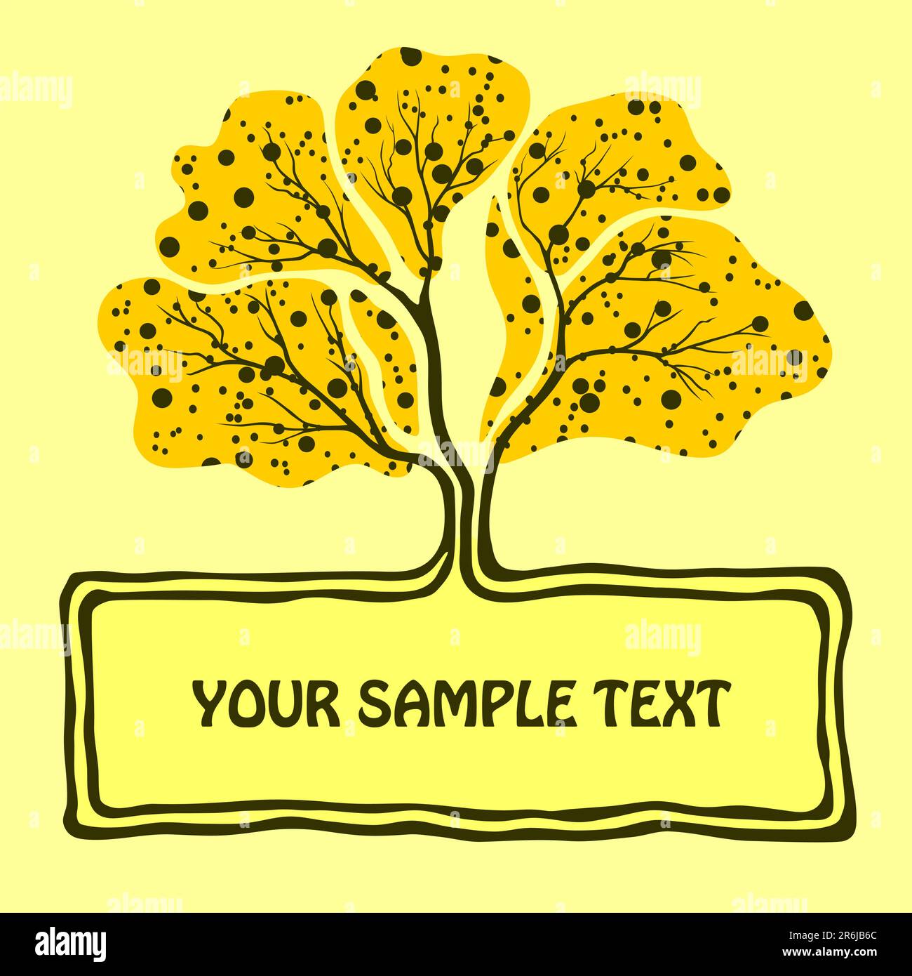 background with a tree Stock Vector Image & Art - Alamy