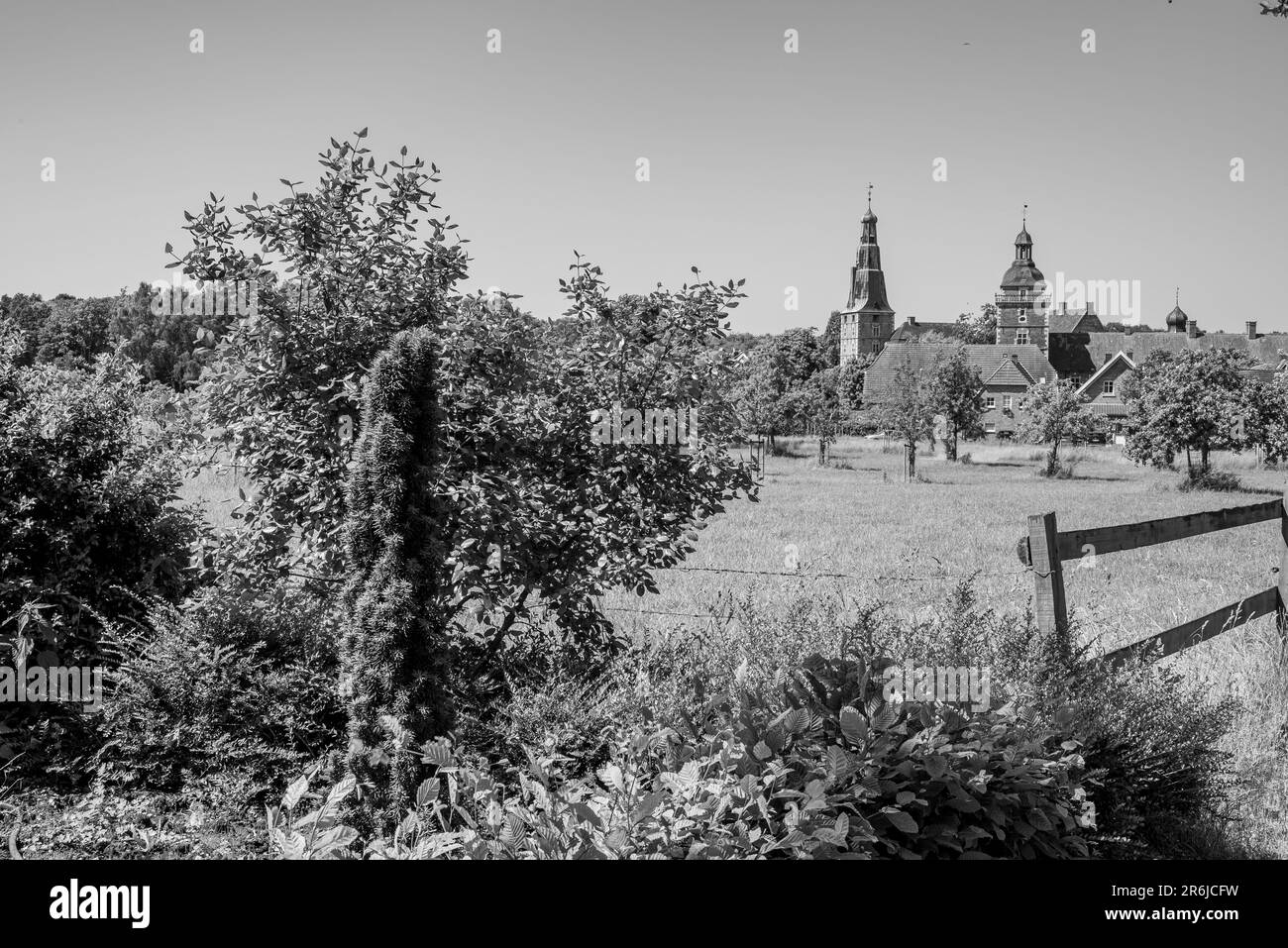 the village of Raesfeld in Westphalia Stock Photo Alamy