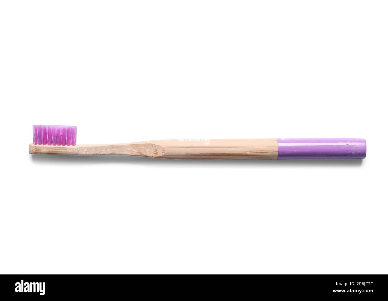 Bamboo toothbrush isolated on white background Stock Photo - Alamy