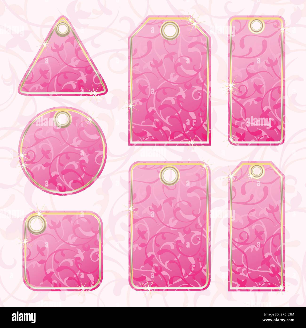 tag,  this illustration may be useful as designer work Stock Vector