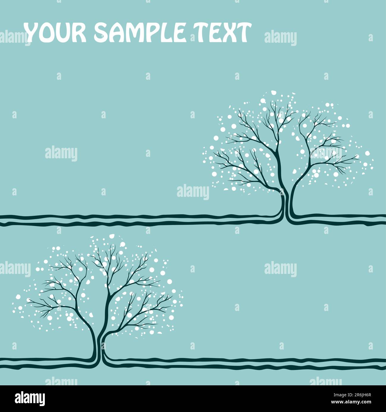background with a tree Stock Vector Image & Art - Alamy