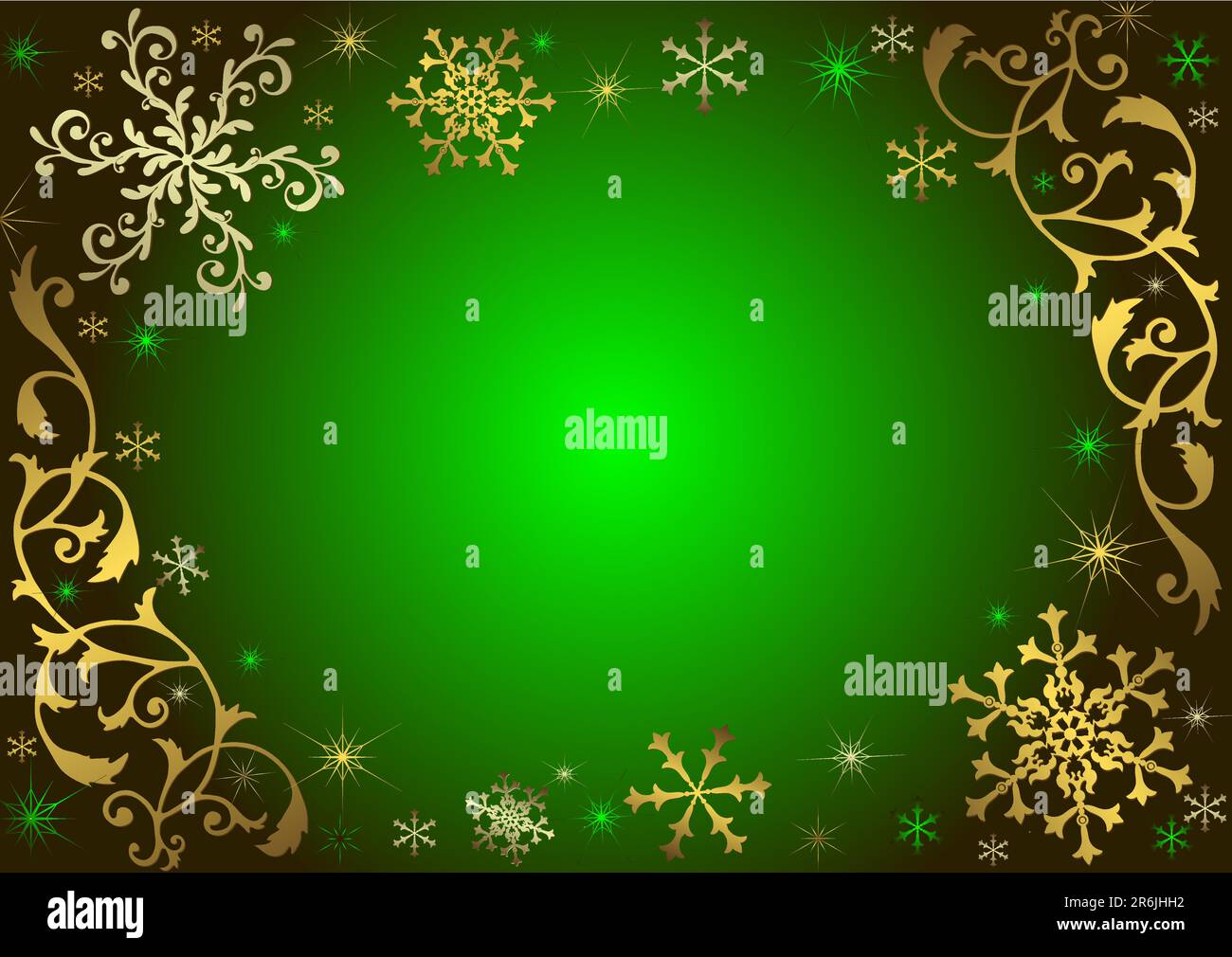 vintage-green-christmas-background-vector-stock-vector-image-art-alamy
