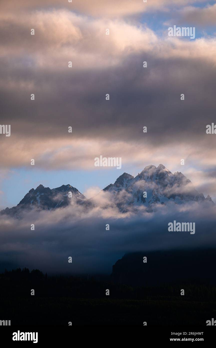The Mount Wysoka (2547 m asl.). Spring landscape of the Tatra Mountains ...