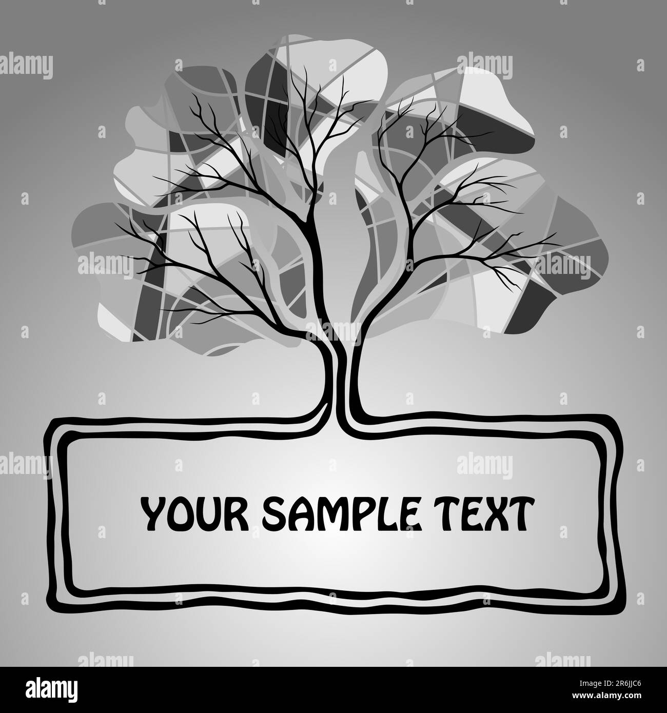 background with a tree Stock Vector Image & Art - Alamy