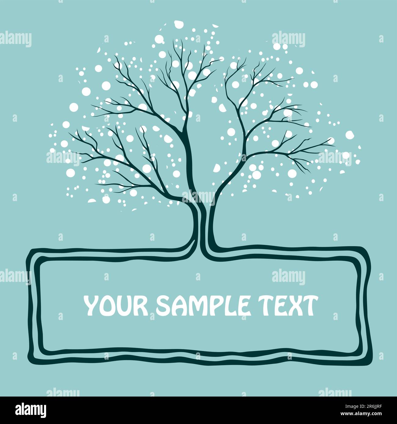 background with a tree Stock Vector Image & Art - Alamy