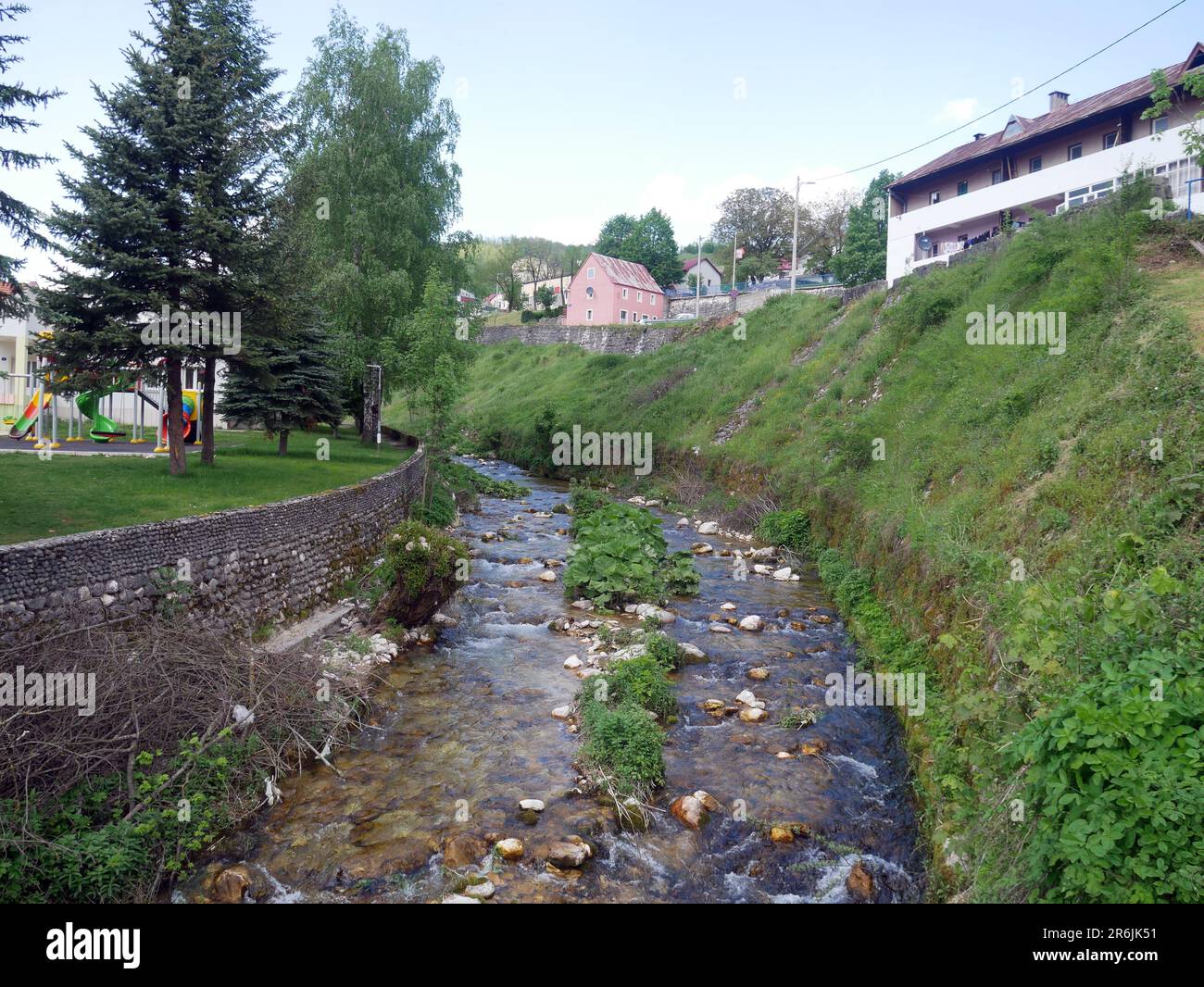 Savnik, little village in Montenegro Stock Photo