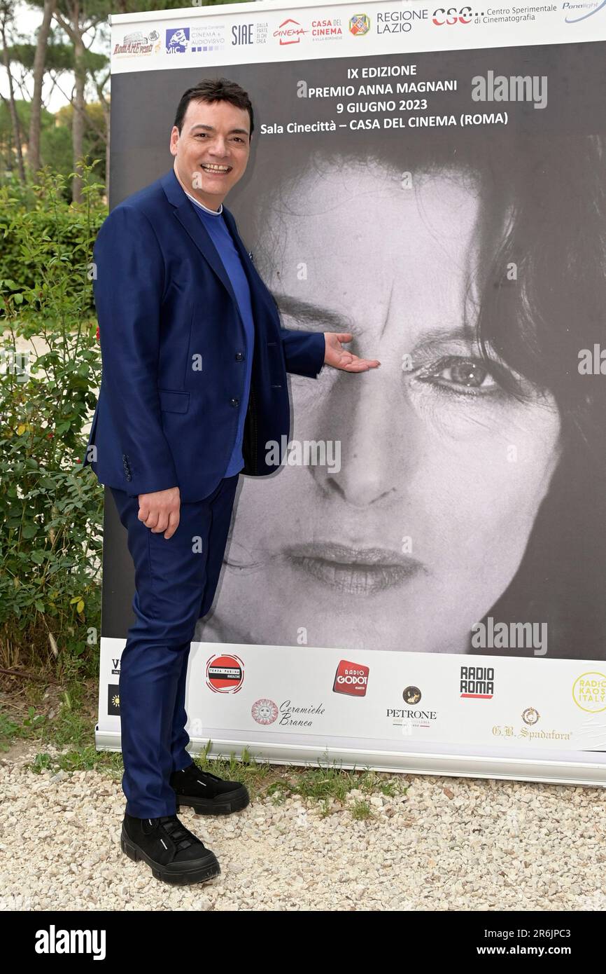 Alberto Sordi bei der 9. Verleihung des Premio Anna Magnani 2023 im Casa del Cinema Villa Borghese. Rom, 09.06.2023 Stock Photo