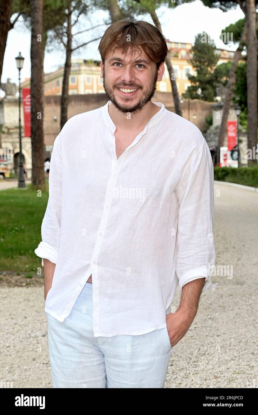 Filippo Lagana bei der 9. Verleihung des Premio Anna Magnani 2023 im Casa del Cinema Villa Borghese. Rom, 09.06.2023 Stock Photo