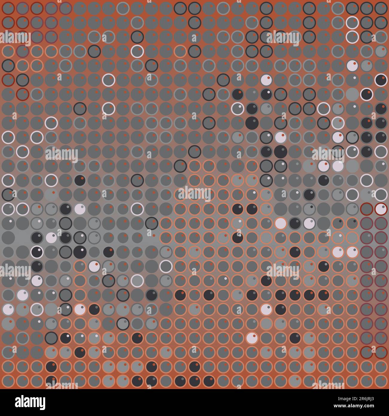 Abstract vector background of brown and gray circles Stock Vector Image ...
