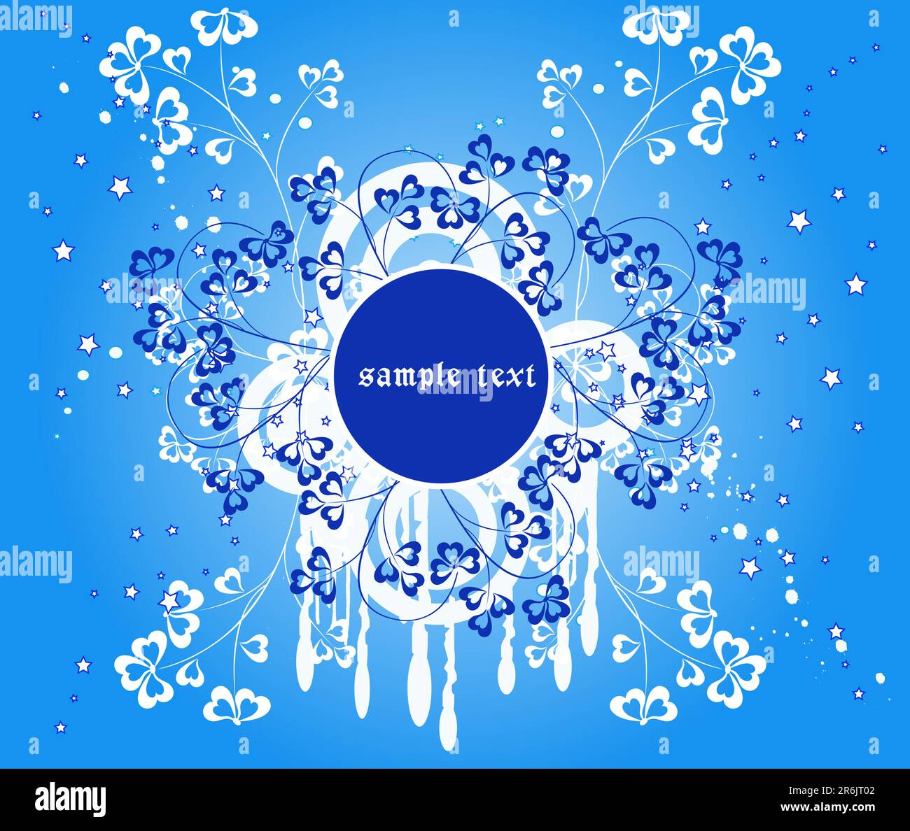 abstract art design floral vector illustration Stock Vector Image & Art ...