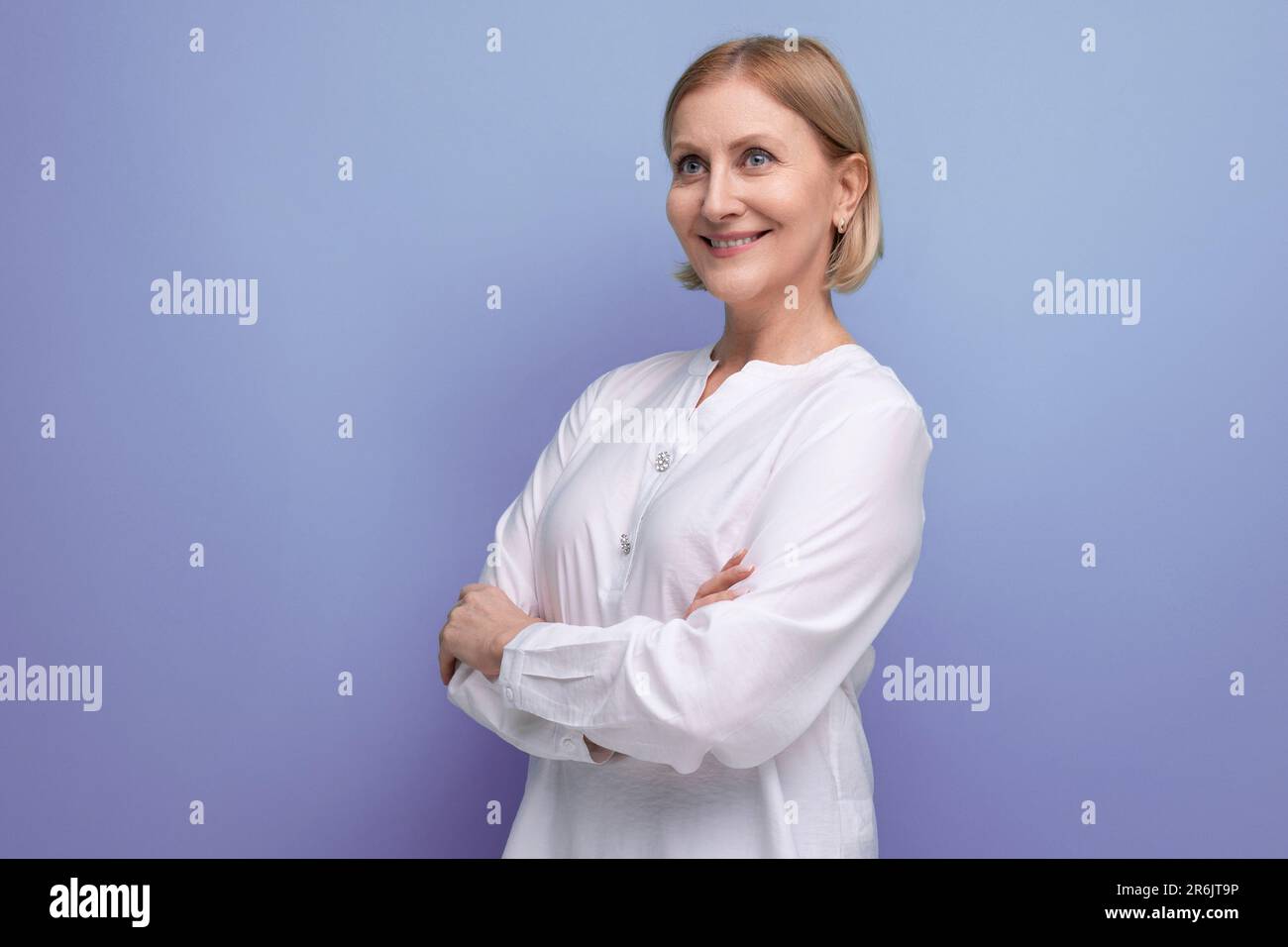 Face beauty mockup mature hi-res stock photography and images - Alamy