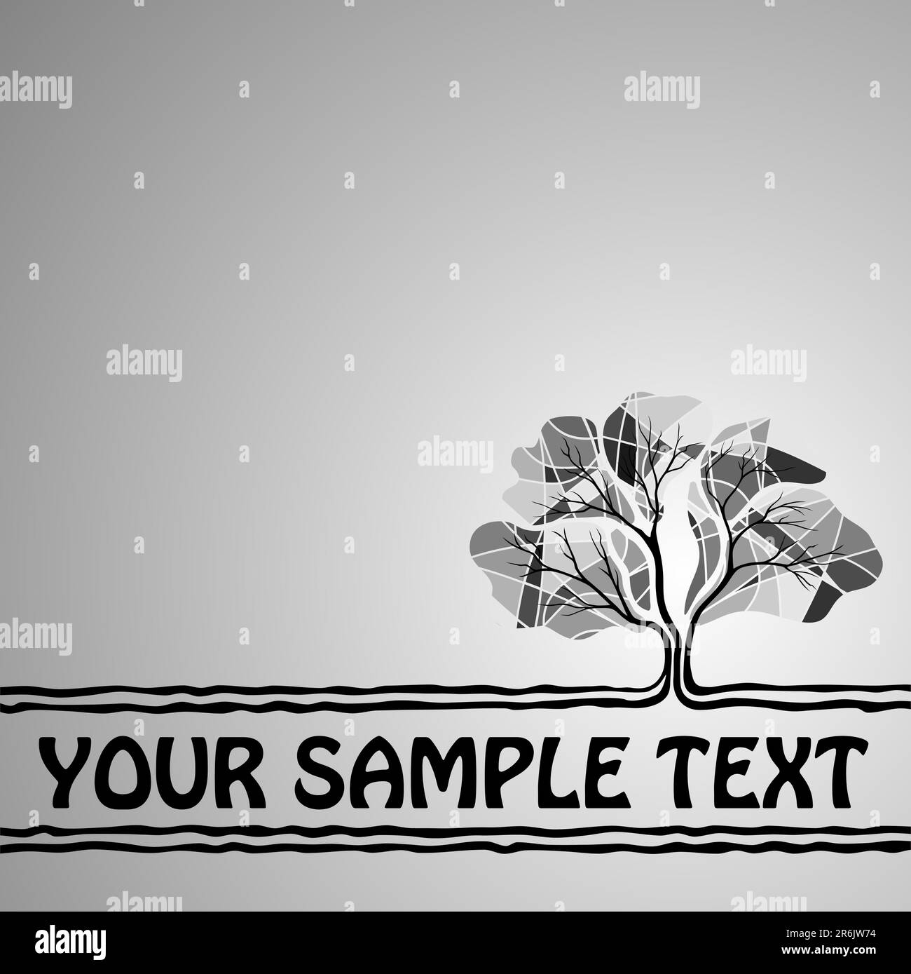 background with a tree Stock Vector Image & Art - Alamy