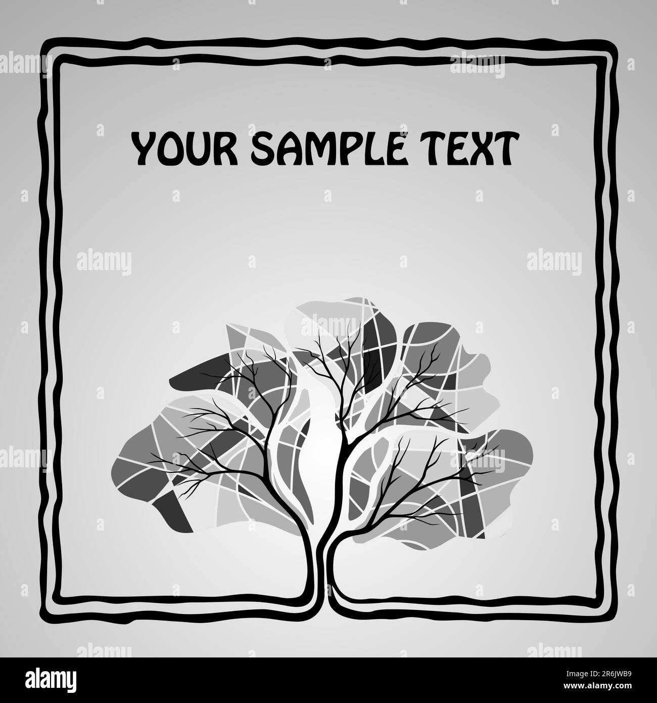 background with a tree Stock Vector Image & Art - Alamy