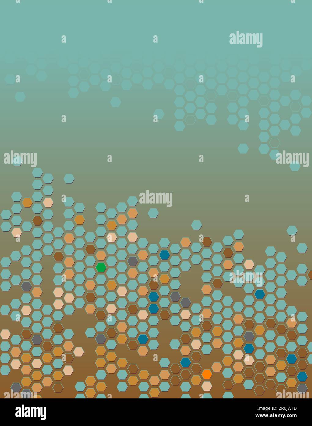 Abstract editable vector background of hexagons with copy space Stock ...