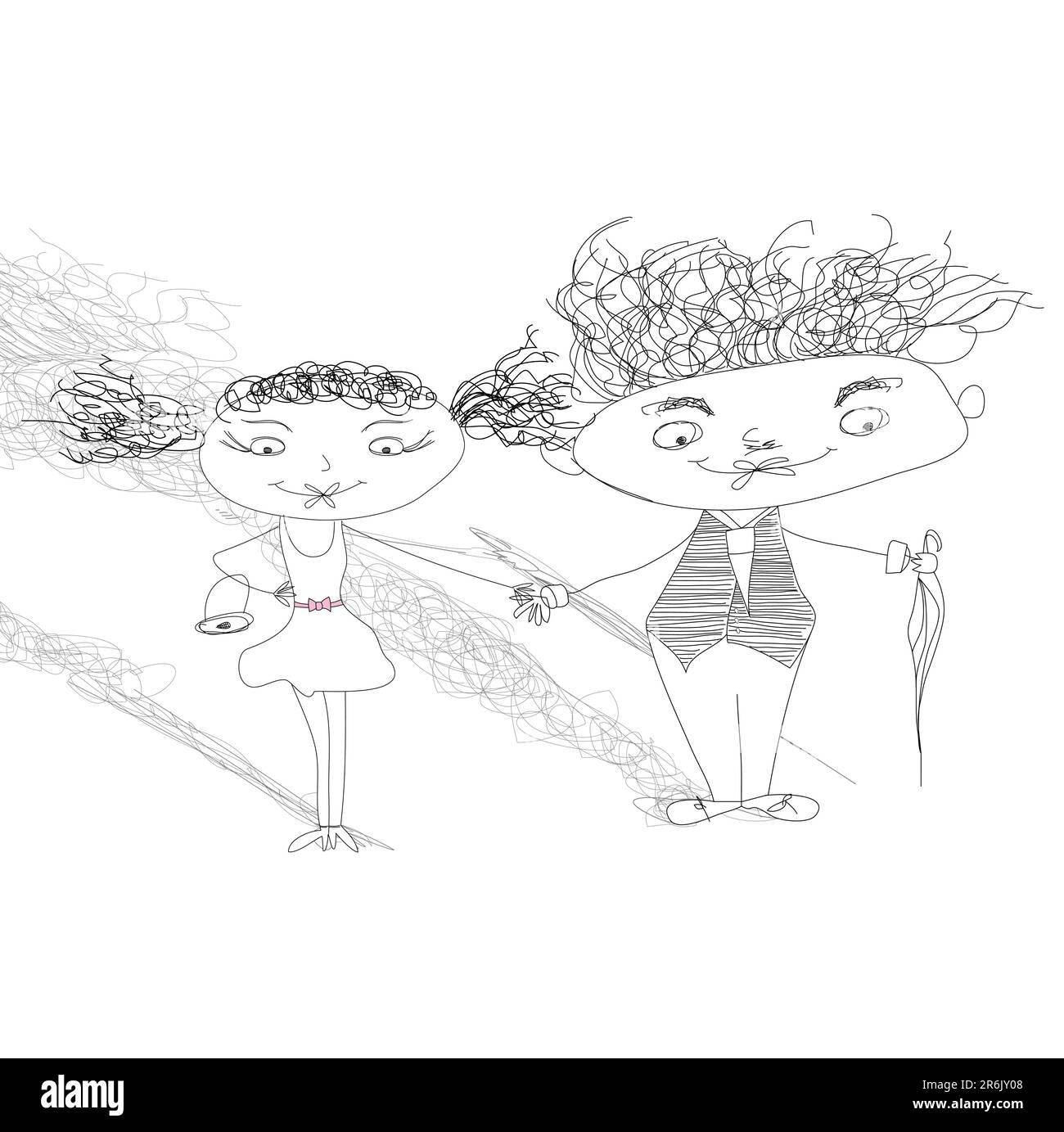 couple-holding-hands-stock-vector-image-art-alamy