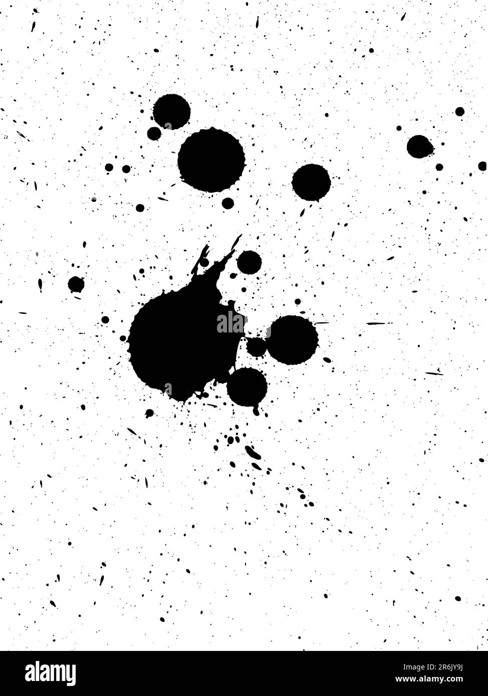 Full Page of Splats - Background is transparent so they can be ...
