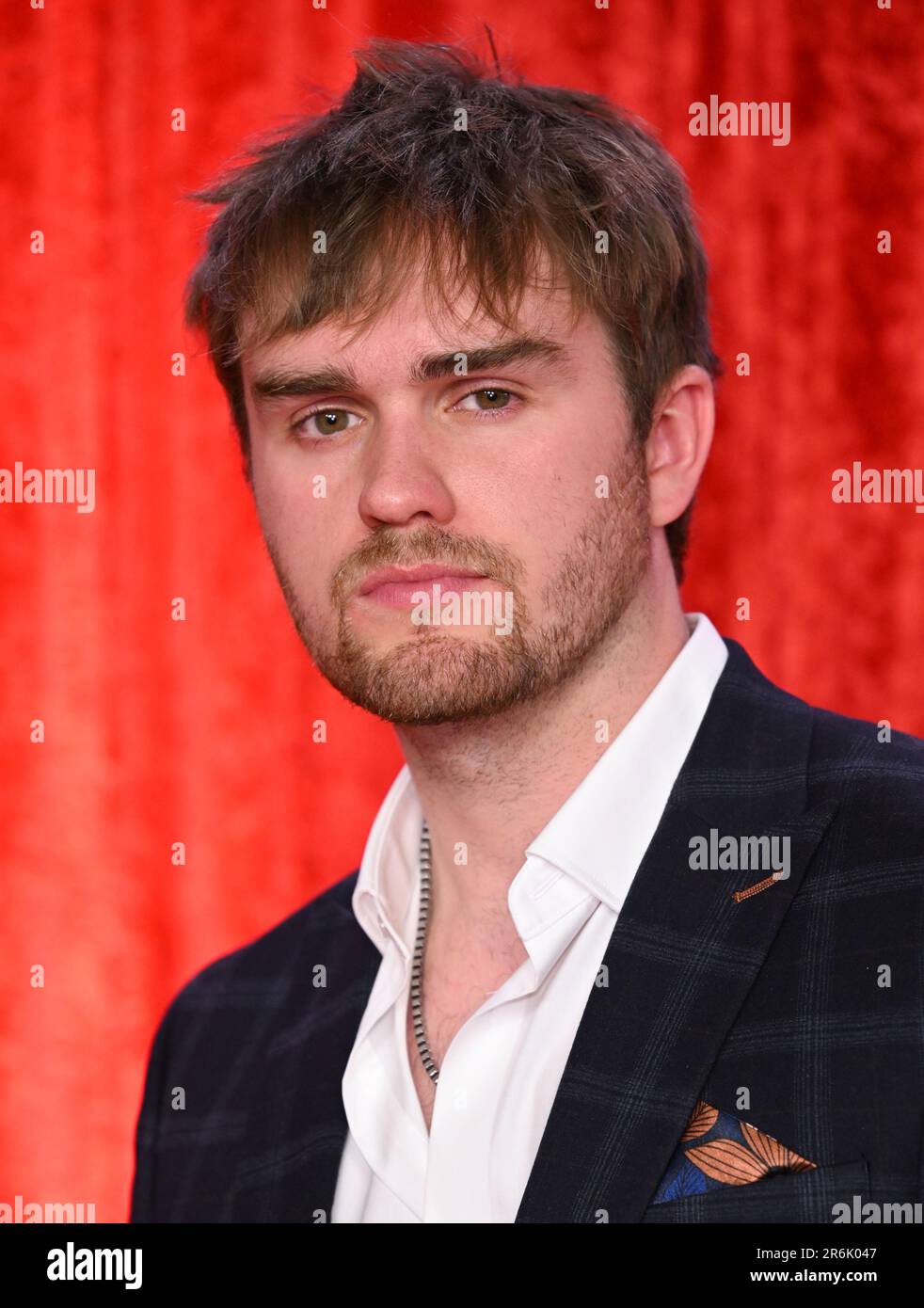 Manchester, UK. June 3rd, 2023. James Chase arriving at The British Soap Awards 2023, The Lowry