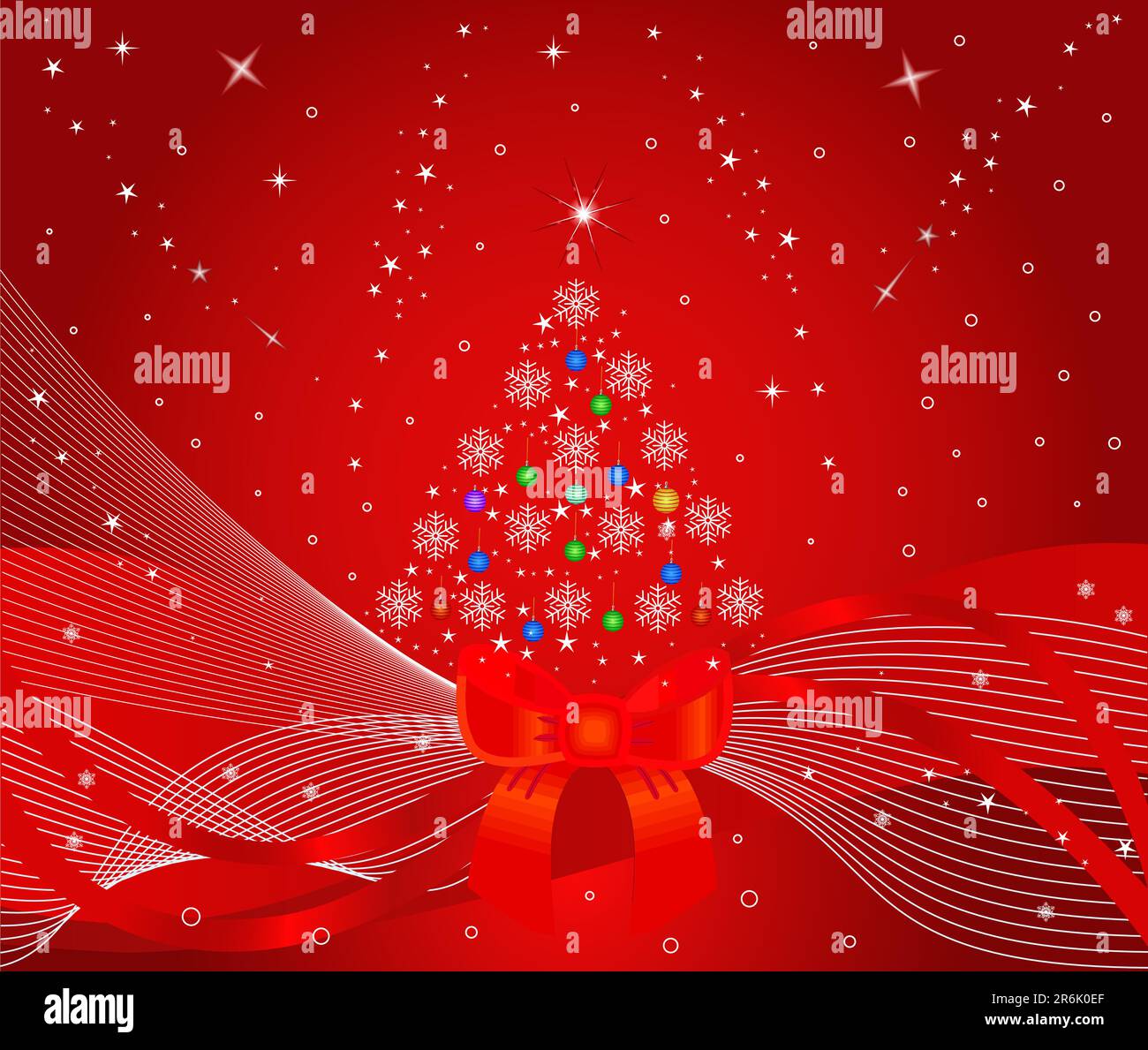 Christmas tree - vector Stock Vector Image & Art - Alamy